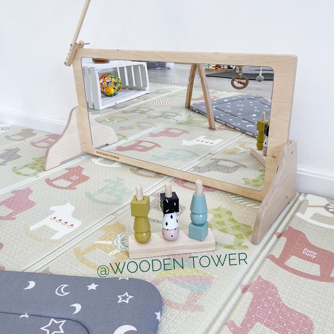 Montessori mirror Mirror baby safe Montessori mirror for Etsy