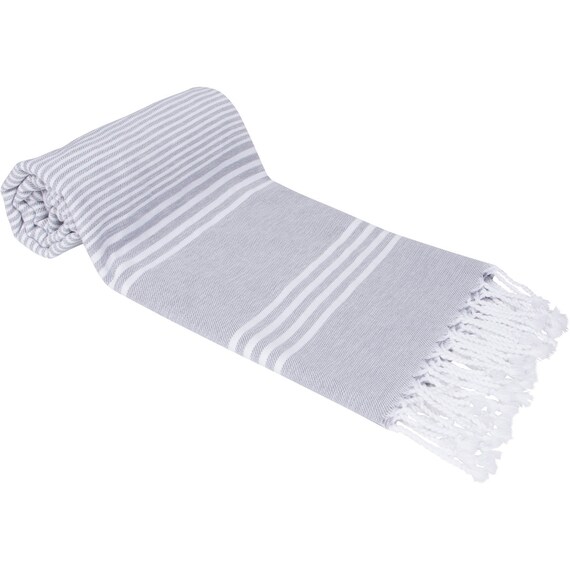 100% Cotton Turkish  Bath and Beach  Peshtemal Towel, Genuine Handwoven Cotton, Ultra Absorbent, Lightweight Quick Dry Fabric 70"x39"
