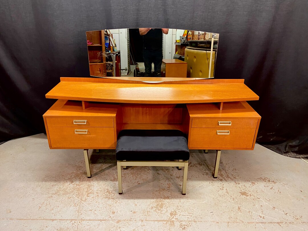 G Plan Limba Dressing Table With Stool Vintage Desk Retro Mid Etsy