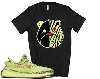 semi frozen yellow shirt