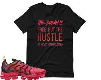 vapormax plus bright crimson pink blast shirt