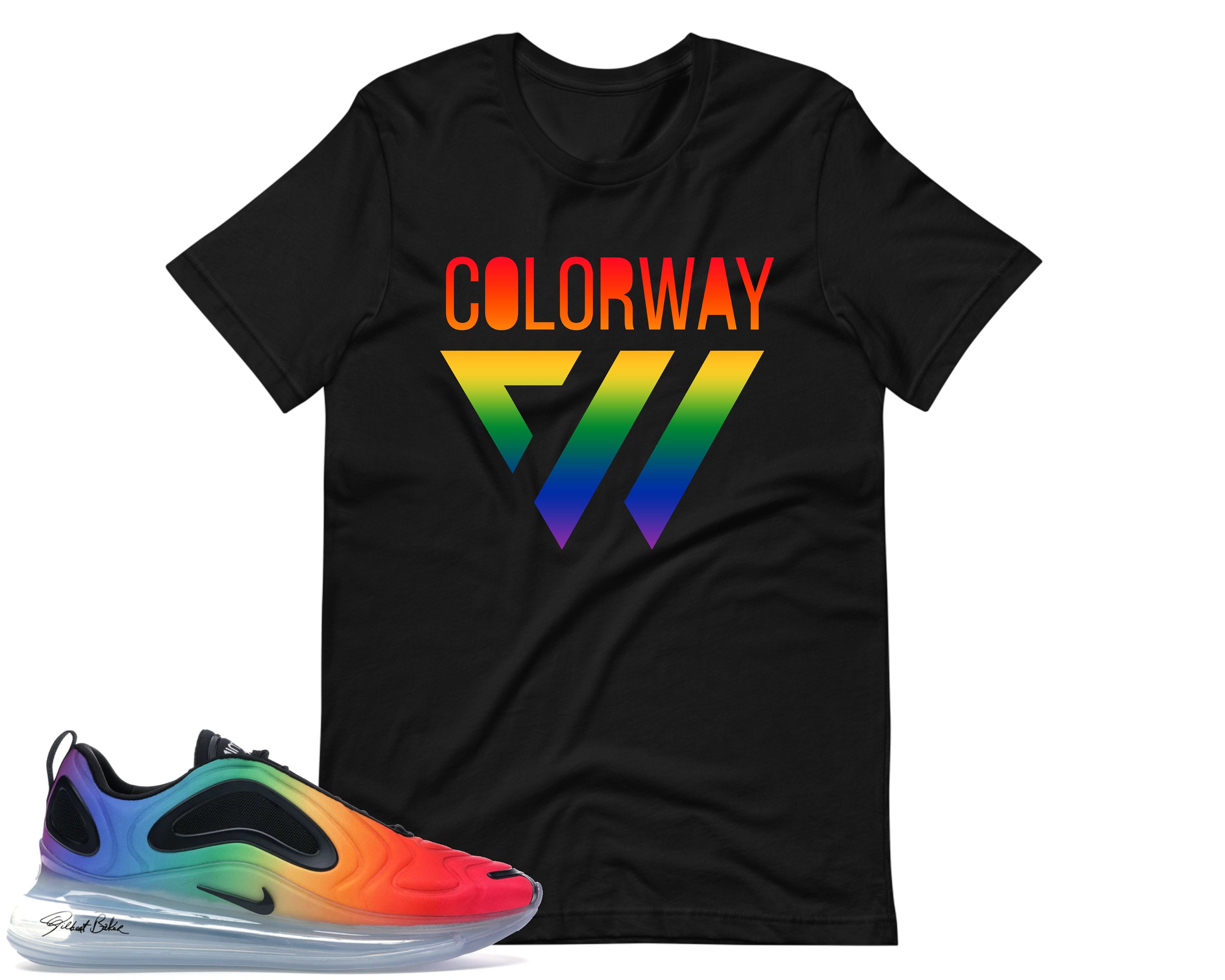 NEW Nike Airmax 720 COLORWAY Be True t-shirt | Etsy