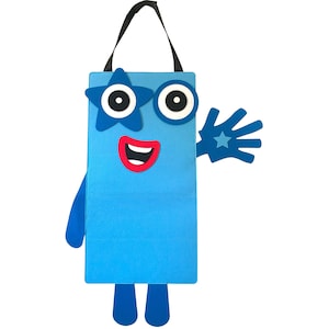 Numberblock Five Costume, Halloween Costume, Birthday Costume, Numberblock 5
