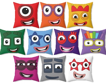Numberblocks Deko Kissen