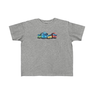 Tayo Bus T-Shirt, 2T-6T, Unisex, 100% Cotton