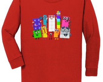 Numberblocks Shirt Number Blocks Shirt Number Blocks Kids - Etsy