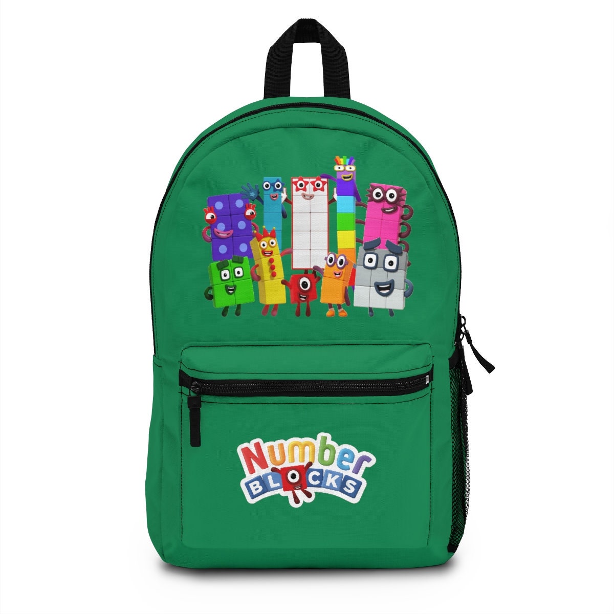Numberblocks School Backpack 8 Color Options Etsy Canada