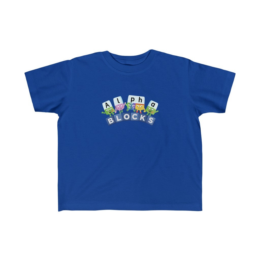 Alphablocks T-shirt, 2T-6T, Unisex, 100% Cotton - Etsy