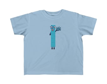 Numberblocks Five (5) Camiseta, 2T-6T, Unisex, 100% Algodón
