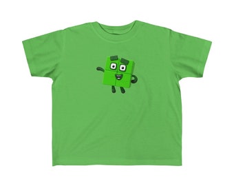 Numberblocks Four (4) T-Shirt, 2T-6T, Unisex, 100% Cotton