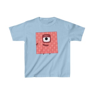 Numberblocks 100 Jeugd T-Shirt, Unisex, 100% Katoen, 100 dagen schoolshirt