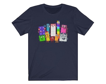 1-10 ナンバーブロック T シャツ、大人用 XS-3XL、ユニセックス、綿