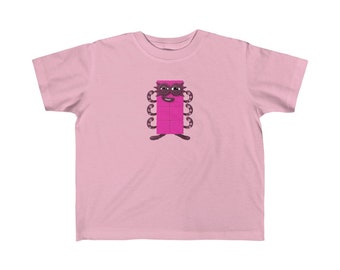 Numberblocks Eight (8) T-Shirt, 2T-6T, Unisex, 100% Cotton