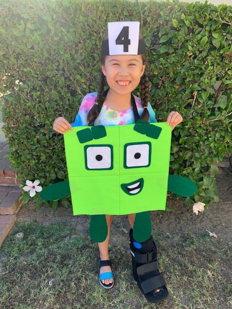 Numberblocks Costume Halloween Costume Birthday Costume Etsy Canada