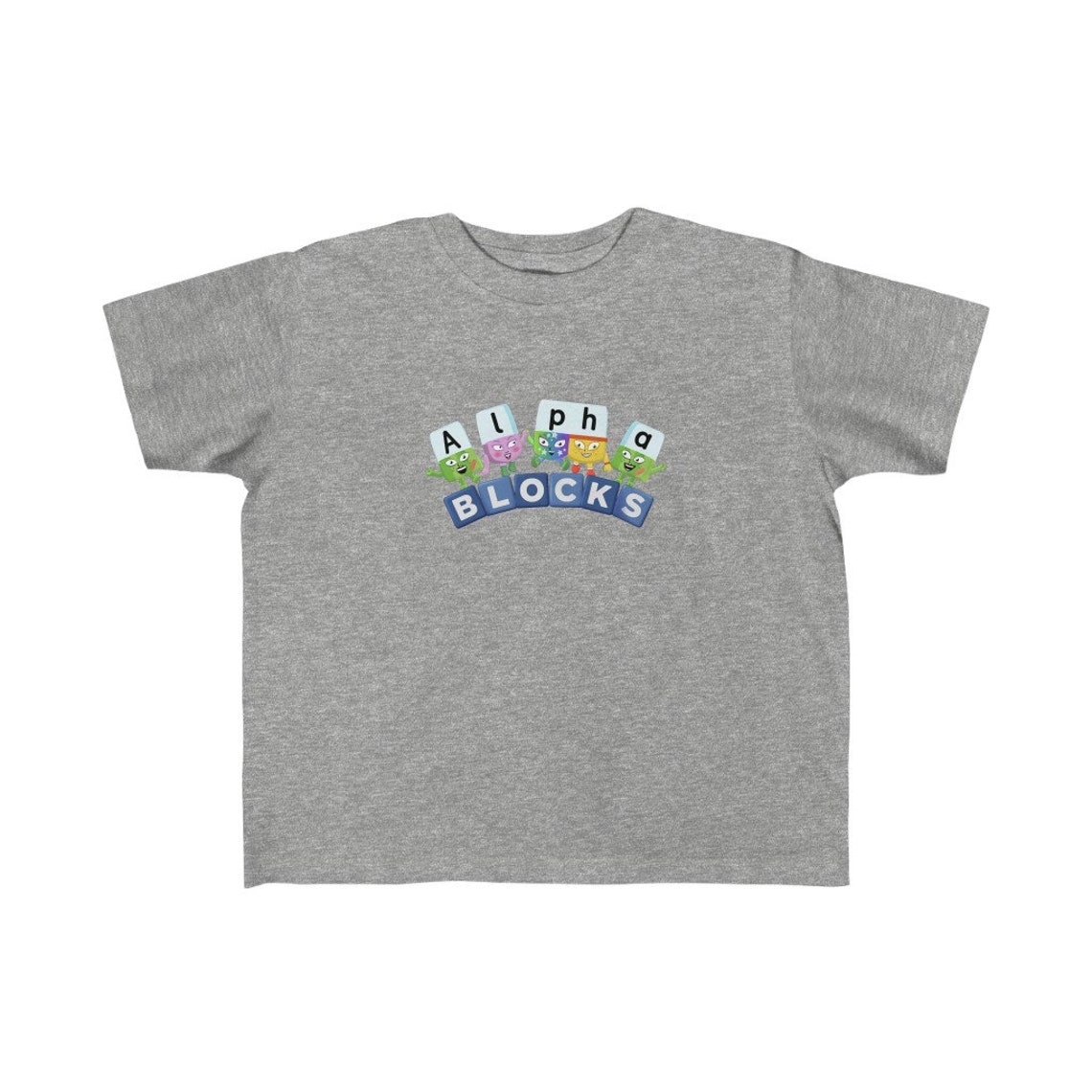 Alphablocks T-shirt 2T-6T Unisex 100% Cotton - Etsy
