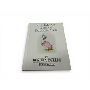 Beatrix Potter Tale of Jemima Puddle-Duck 1986 Hardcover #9 Vintage-US Duties Prepaid