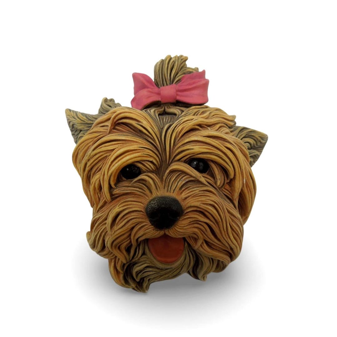 Bossons Congleton Yorkshire Terrier Dog Wall Mask Sculpture 60s Vintage ...