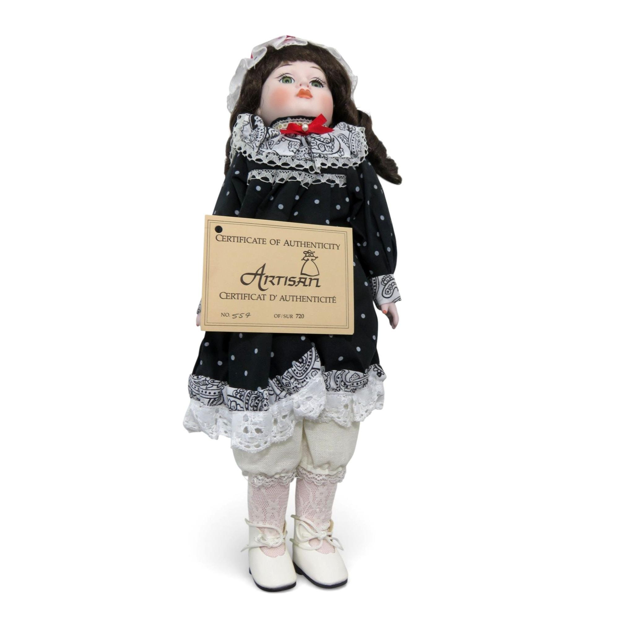 Vintage Artisan Dorothy Musical Porcelain Doll 16
