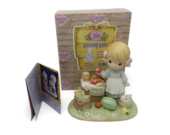 Vintage 2001 Precious Moments Snow Globe Toyland Music Box Enesco