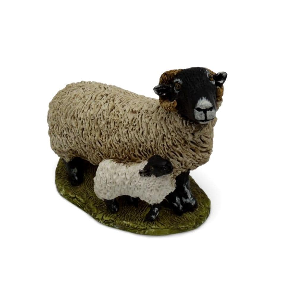 STEF'S Handmade Sheep and Lamb Figurine Farmyard UK Vintage-us