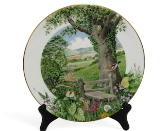Franklin Porcelain September on the Moors Plate by Peter Barrett 9