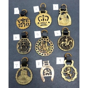 Reiter PFERD Medaillons Sammlerstück BRASS Royals Vintage