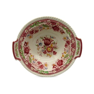 Vintage Johnson Bros Winchester Floral Vegetable Bowl England 9” Naczynie do serwowania