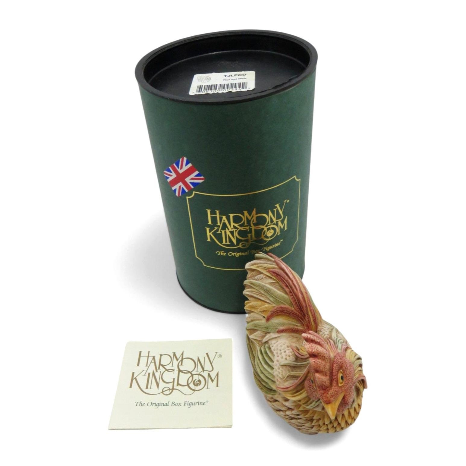 Harmony Kingdom RISE and SHINE Rooster Chicken 2002 Figurine