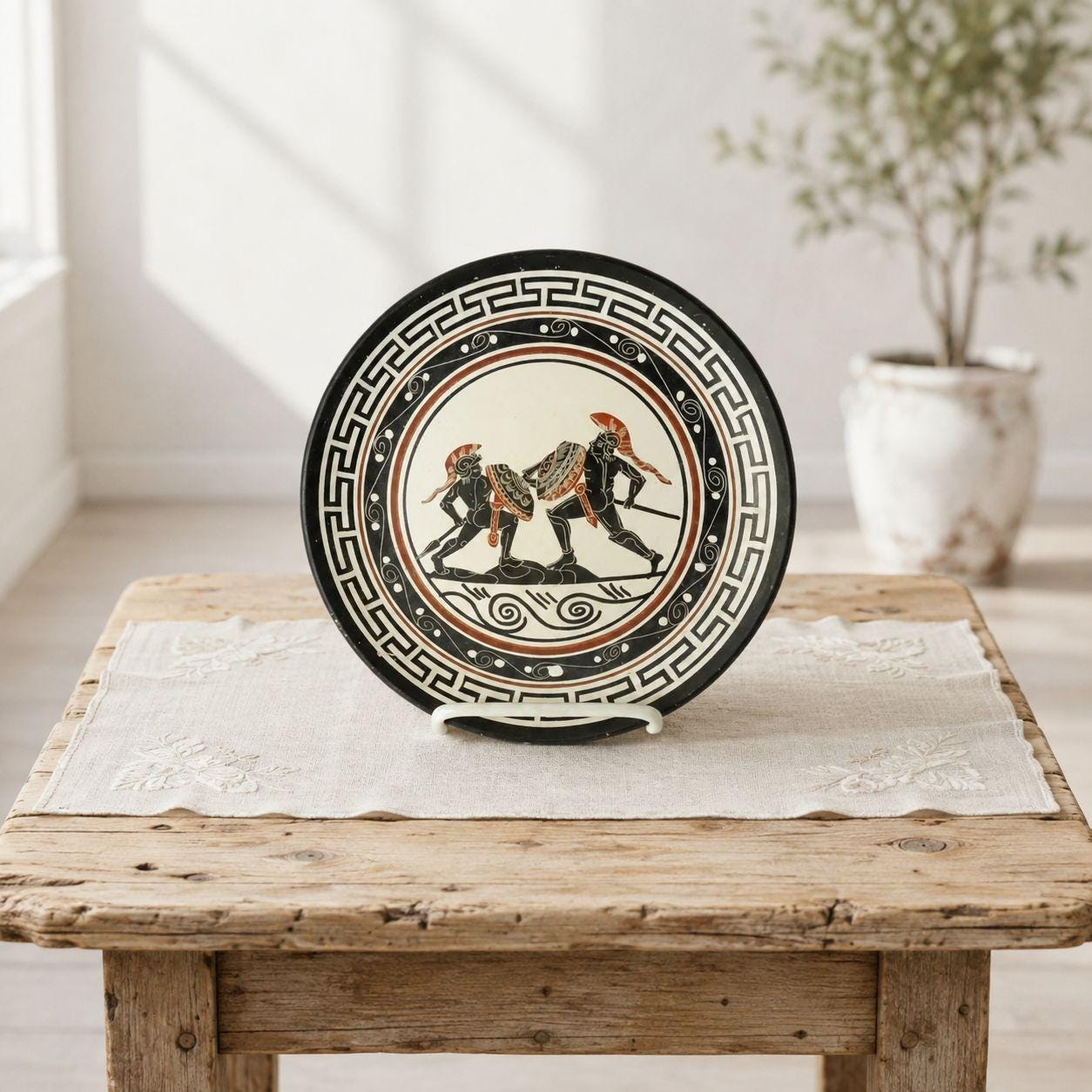 Greek Ceramic Decorative Plates - Etsy