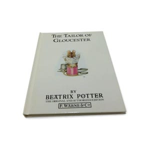 Beatrix Potter Tailor of Gloucester 1986 Hardcover Book #3 Vintage-US Duties Prepaid