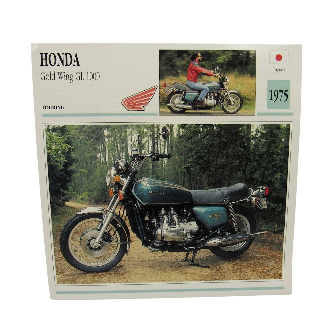 Honda Gold Wing GL 1000 1975 Japan Touring Atlas Edito-service SA