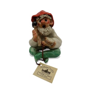 Abbey Crafts Timoleague Irish Figurine with Hammer Ireland Vintage 3.1"