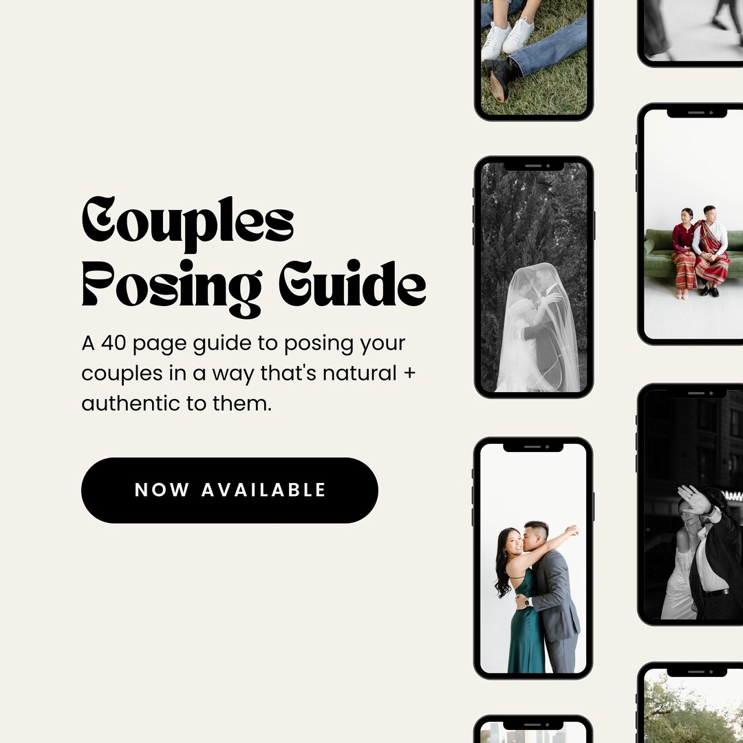 Couples Posing Guide for Photographers - Etsy
