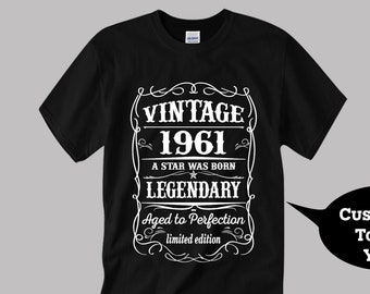 Eventi iMage T-Shirt Compleanno 1965 Cerca LAnno di Nascita Birthday