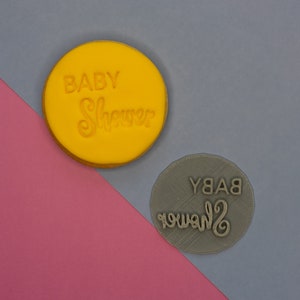 Biscuits /& Cakes for Baby Shower Baby Pram Fondant Icing Embosser Stamp for Cookies