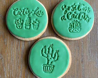 Cactus Cookies Etsy