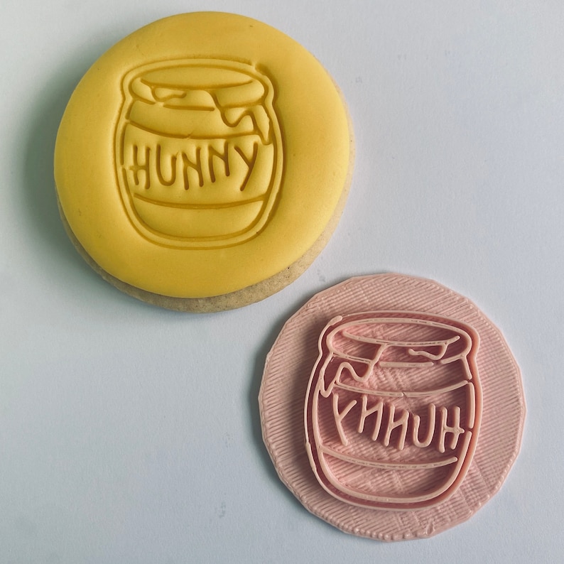 Honey Hunny Pot Winnie the Pooh Fondant Icing Embosser Stamp image 1