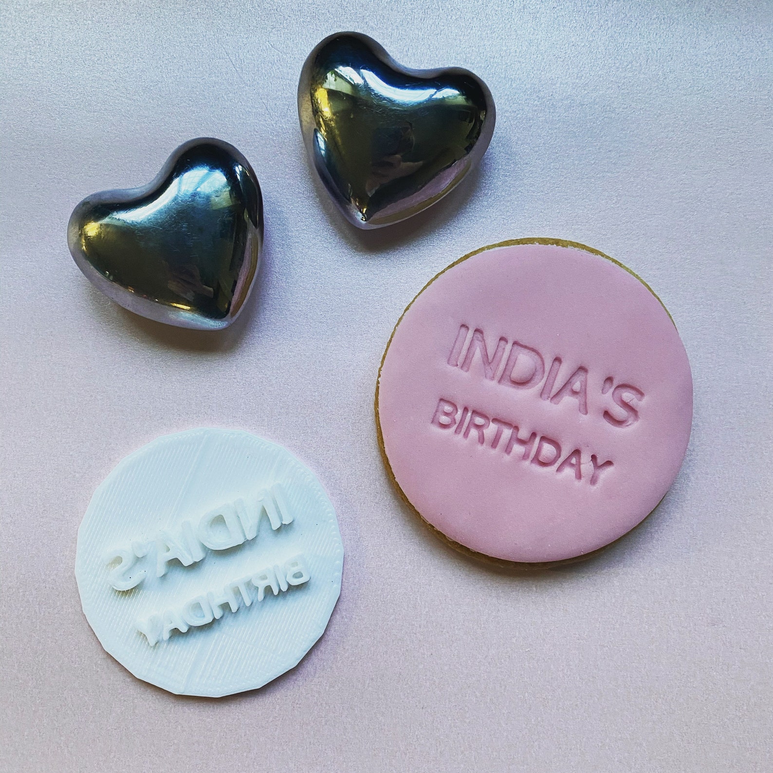 Personalised Birthday Fondant Icing Embosser Stamp for Etsy