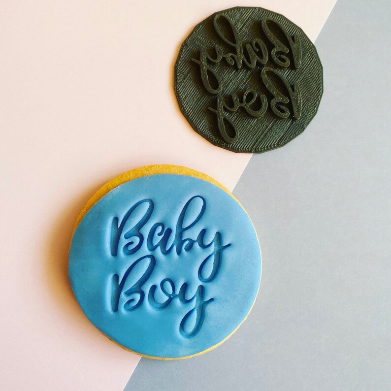 Baby Boy Fondant Icing Embosser Stamp for Cookies Biscuits & Etsy UK