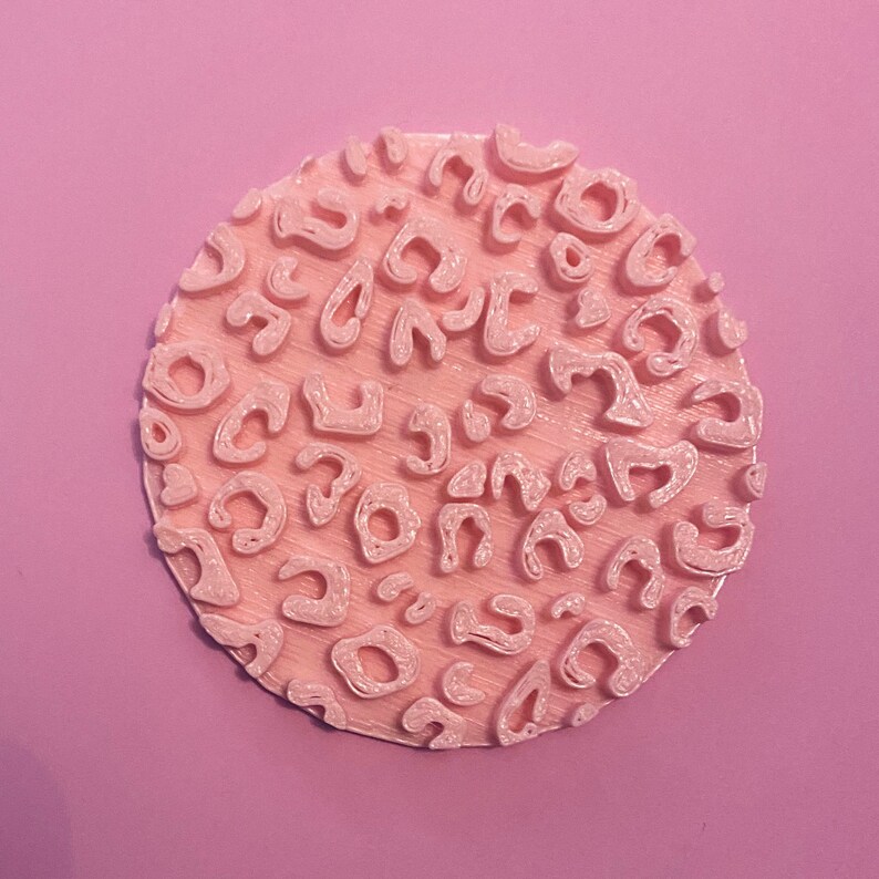 Leopard Print Animal Pattern Icing Embosser Stamp for Cookies Etsy UK