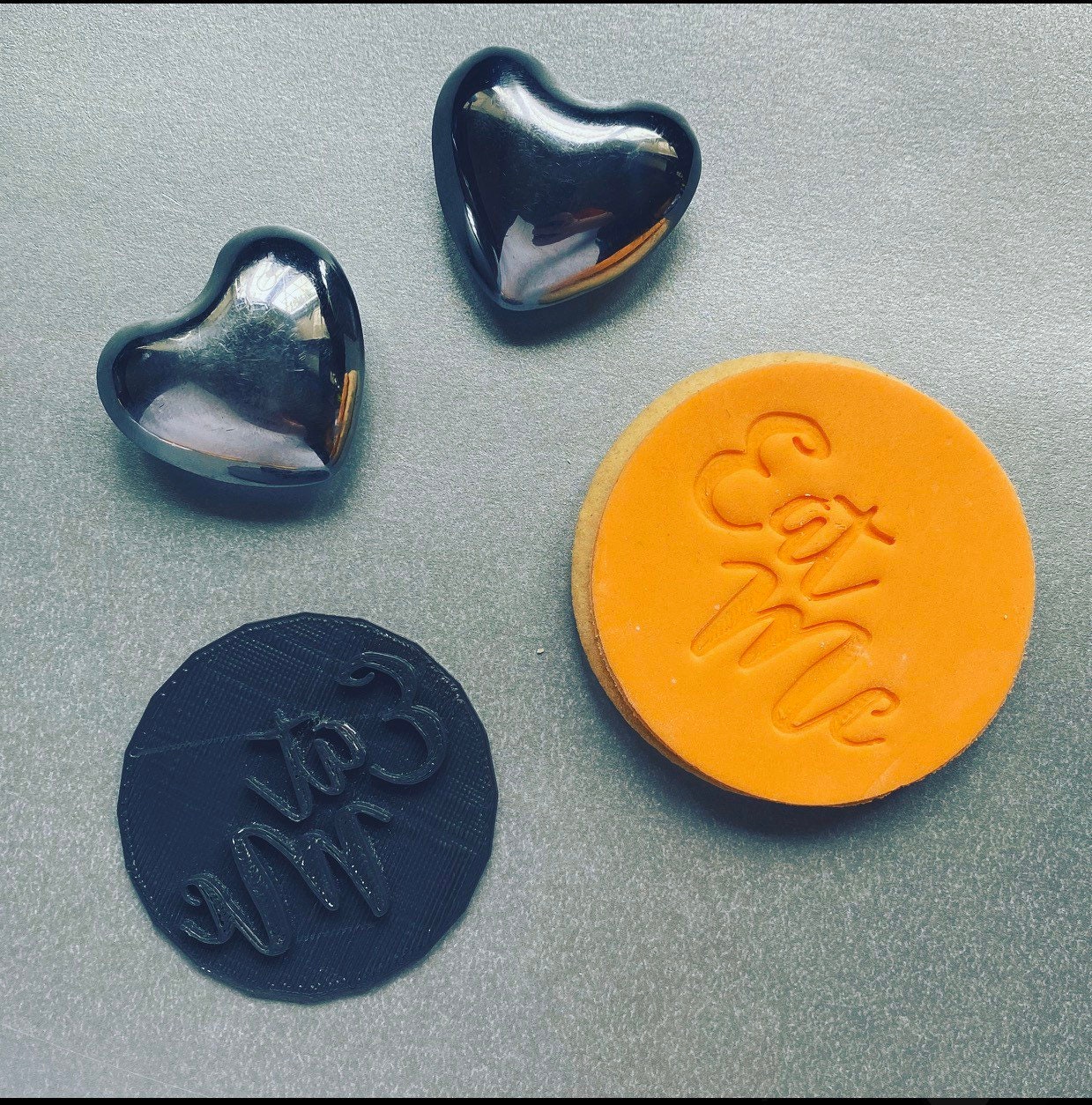 Eat Me Fondant Icing Embosser Stamp for Cookies Biscuits & Etsy UK