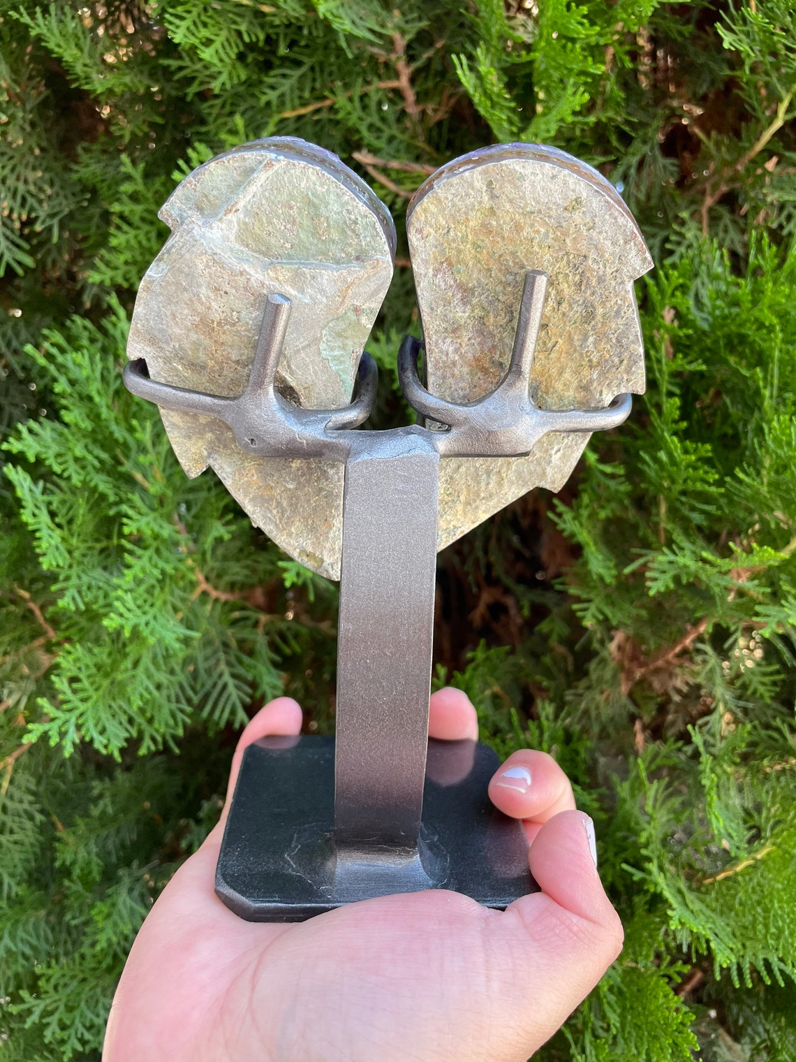 Angel Amethyst wings on stand amethyst cluster wings crystal Etsy