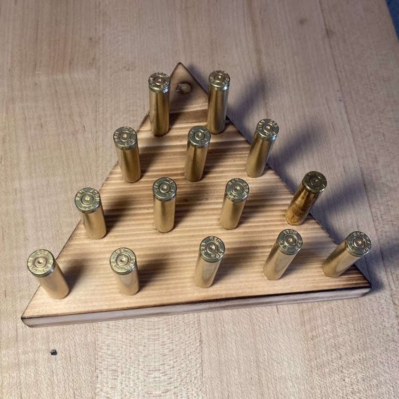 Triangle Peg Game Cracker Barrel Brain Puzzle Man Cave Golf Etsy