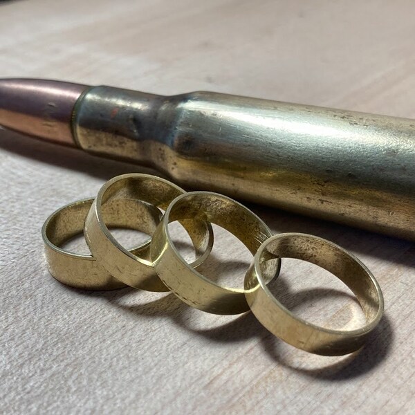 Bullet Casing Ring Etsy