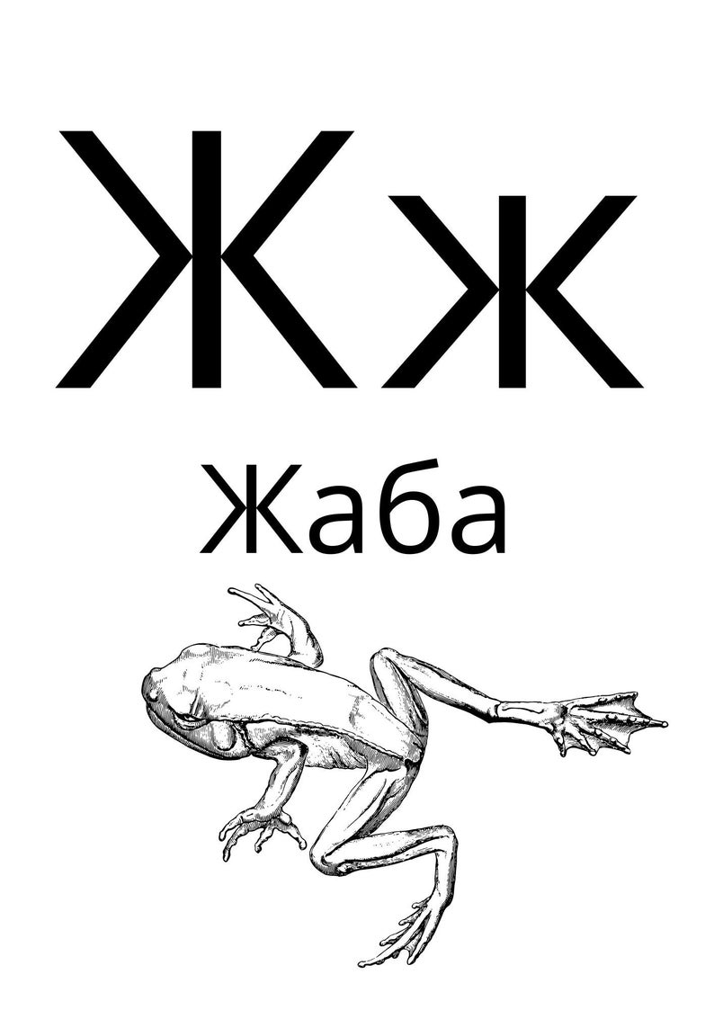 Ukrainian Alphabet Cards for Learning, Classroom, Primary Ukrainian ...