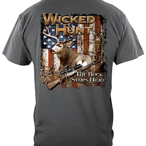 Wicked Hunt Deer Buck Stop Here WH115