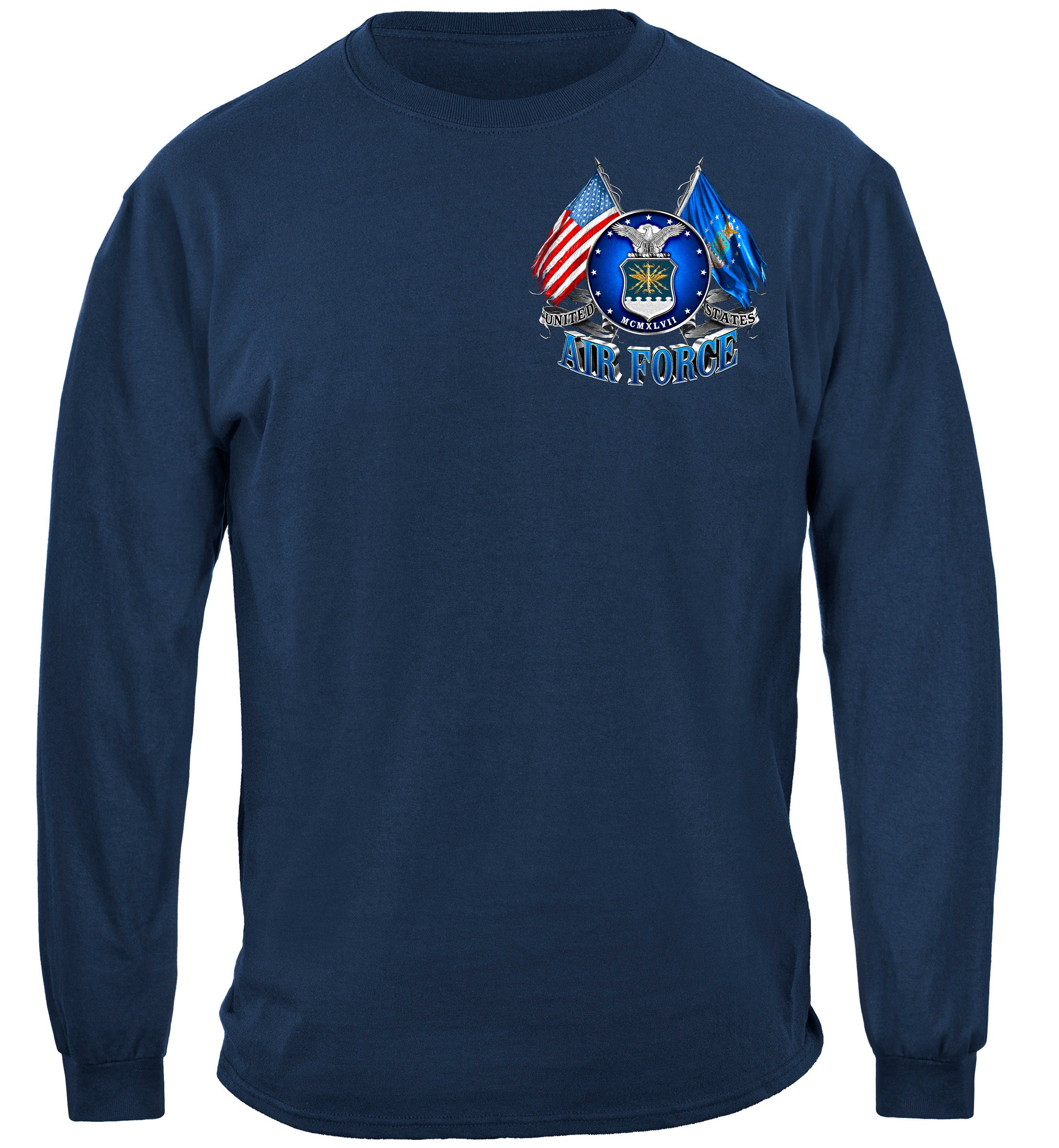 Double Flag Air Force Eagle T-shirt Sweatshirt Hoodie MM2150 - Etsy