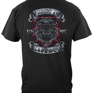 Usmc First In Last Out Silver Foil Bull Dog MM2252