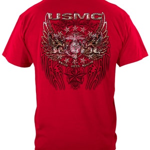 USMC Pride Duty Honor Stars Silver Foil THM2066