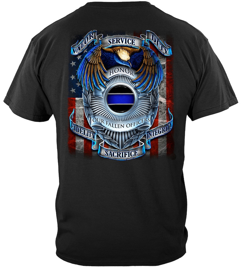 Honor Our Fallen Officers T Shirt Sweatshirt Hoodie FF2083 | Etsy